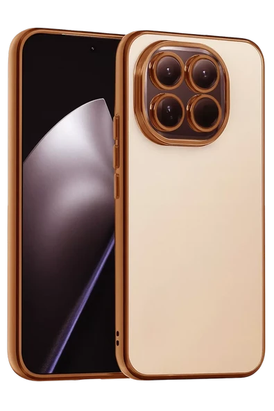 Newface Xiaomi Mi 15 Razer Lensli Silikon - Çöl Titanyum ürün görseli 1