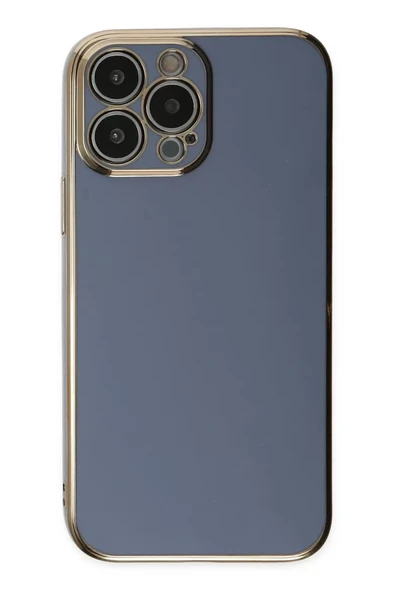 Newface Apple iPhone 15 Pro Max Kılıf Volet Silikon - Mavi ürün görseli 1