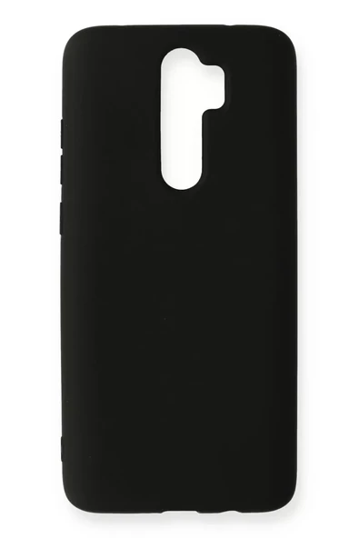 Newface Xiaomi Redmi Note 8 Pro Kılıf Nano içi Kadife Silikon - Siyah ürün görseli 1