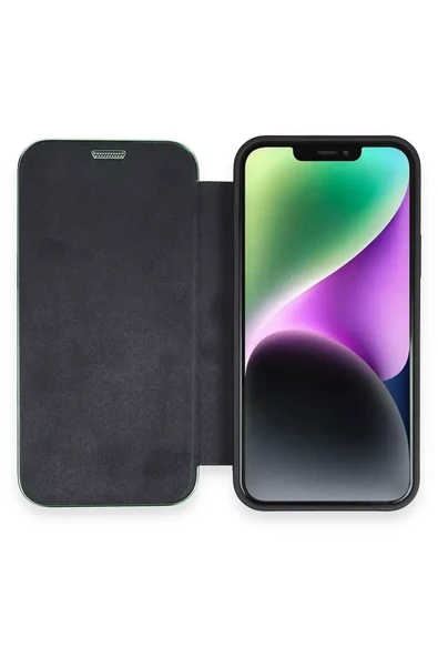 Newface Apple iPhone 12 Kılıf Dolpin Kapaklı - Lacivert ürün görseli 1