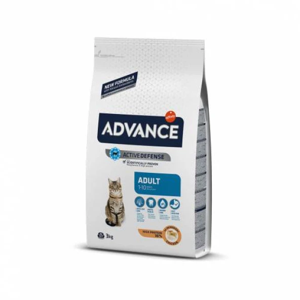 Advance Adult Tavuklu Yetişkin Kedi Maması 3 Kg ürün görseli 1