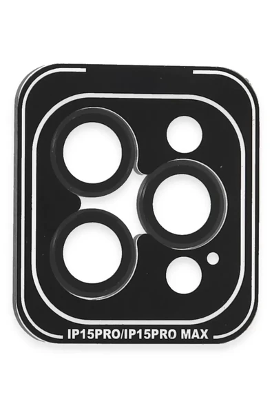 Joko Apple iPhone 15 Pro Max PVD Metal Kamera Lens - Siyah ürün görseli 1