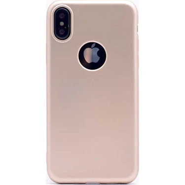iPhone x / xs uyumlu silikon kılıf gold 2 adet ürün görseli 1