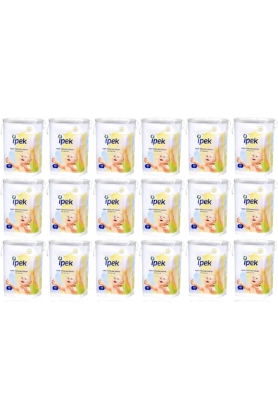 İpek Bebek Temizleme Pamuğu 60'lı 18 Paket (1080 Adet) ürün görseli 1