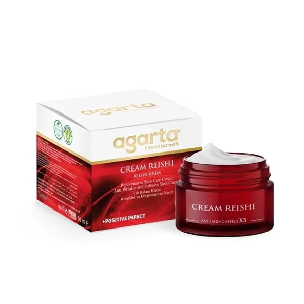 Agarta Doğal Yaşlanma Karşıtı Reishi Kremi 50 ML (Kırışıklık - Dolgunlaştırıcı) ürün görseli 1