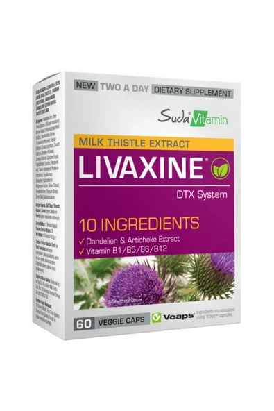 Suda Vitamin Lıvaxıne 60 Kapsül ürün görseli 1