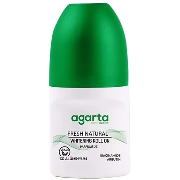 Agarta Roll-On Unisex 50 ML Parfümsüz Natural (24 Saat Etkili Ter Kokusu Önleyici) ürün görseli 1