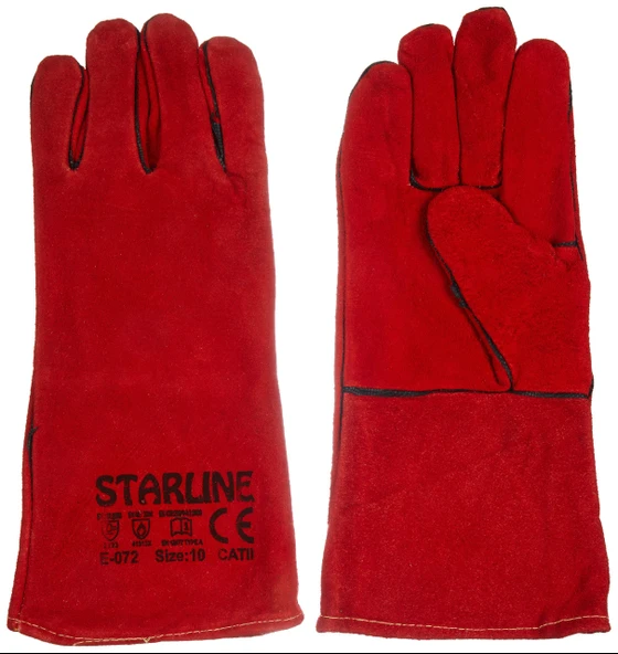 STARLINE KIRMIZI E-062 KAYNAKÇI ELDİVENİ ürün görseli 1