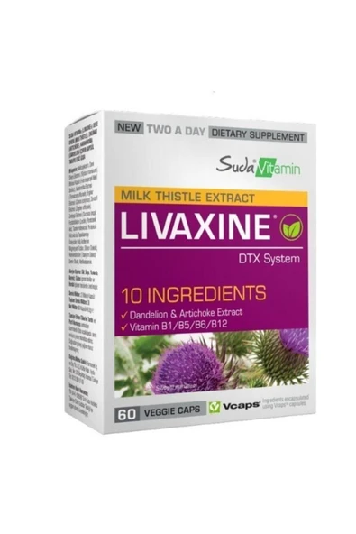 Suda Vitamin Livaxine 60 Bitkisel Kapsül ürün görseli 1