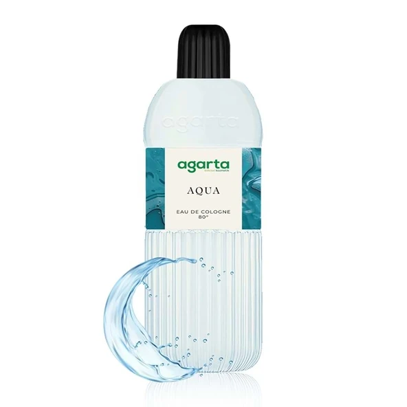 Agarta Kolonya 400 ML Aqua 80 Derece Pet Şişe ürün görseli 1