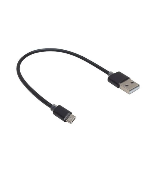 Mikro Micro Usb Kablo 20 Cm Kısa 2 adet - Resim 2