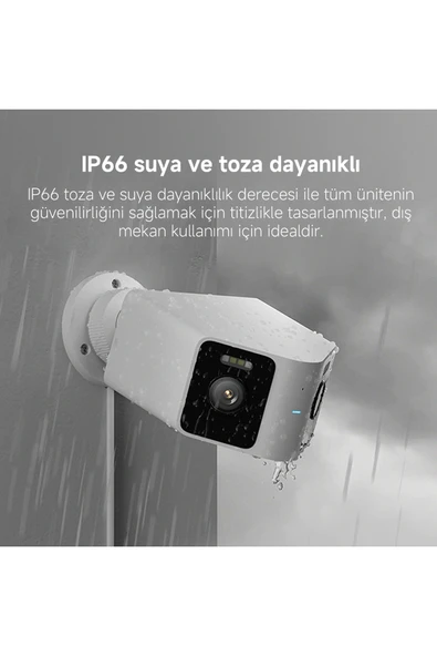 Xiaomi Outdoor Camera CW100 Dual Akıllı Güvenlik Kamerası, Çift Lens, IP66 (Xiaomi Türkiye Garantili) ürün görseli 1