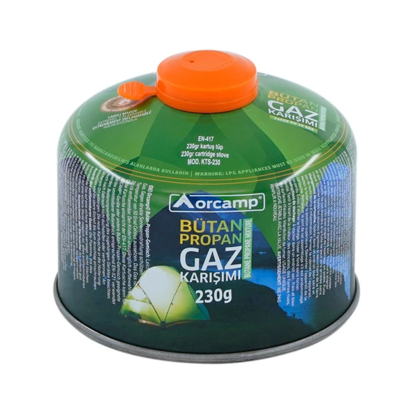 ORCAMP GAZ KARTUŞU (TÜP) 230 GR (KTS-230) ürün görseli 1