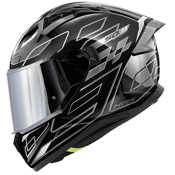 Givi 50.9 Assault Fullface Motosiklet Kaskı Siyah - Titanyum - Gri ürün görseli 1