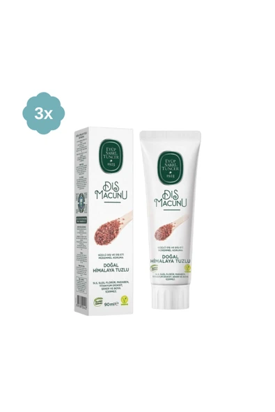 Eyüp Sabri Tuncer Doğal Himalaya Tuzlu Diş Macunu 90 Ml X 3 Adet ürün görseli 1