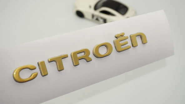 DK Tuning C1 C4 C4-X e C4-X Gold Bagaj Logo Arma Citroen ile Uyumlu ürün görseli 1