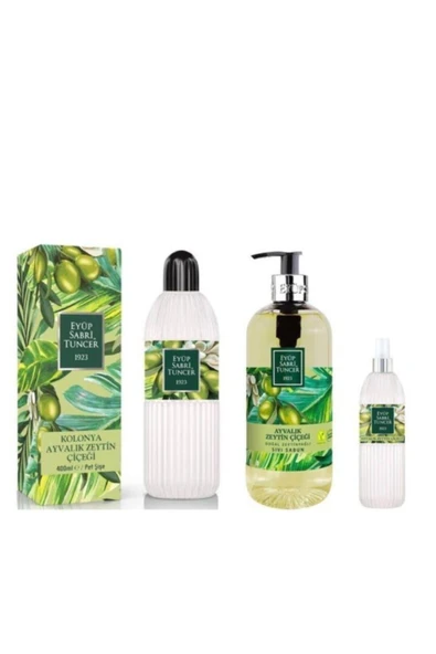 Eyüp Sabri Tuncer Ayvalık Zeytin Çiçeği 150 Ml, 400 Ml Kolonya ve 500 Ml Sıvı Sabun ürün görseli 1