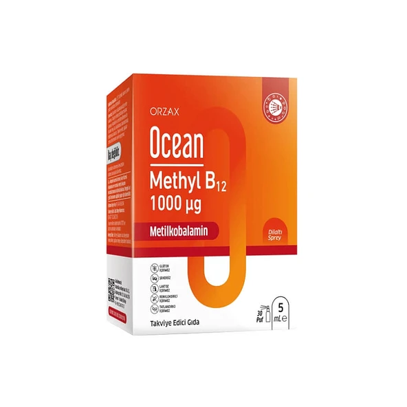Ocean Methyl B12 Sprey Takviye Edici Gıda 5 ml Takviye Edici Gıda ürün görseli 1