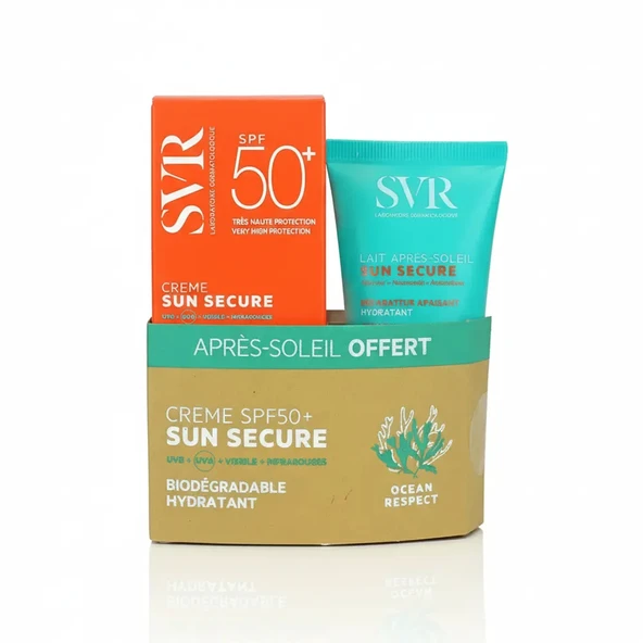 SVR Sun Secure Creme SPF50+ 50ml + Sun Secure Moisturising After Sun 50ml Güneş Koruyucu Set ürün görseli 1