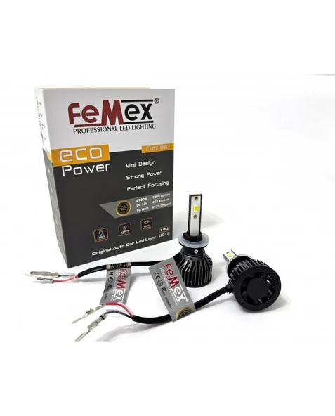 FEMEX Hyundai İ10 2008-2010 SİS FAR LED AMPUL ECO POWER H27 ürün görseli 1