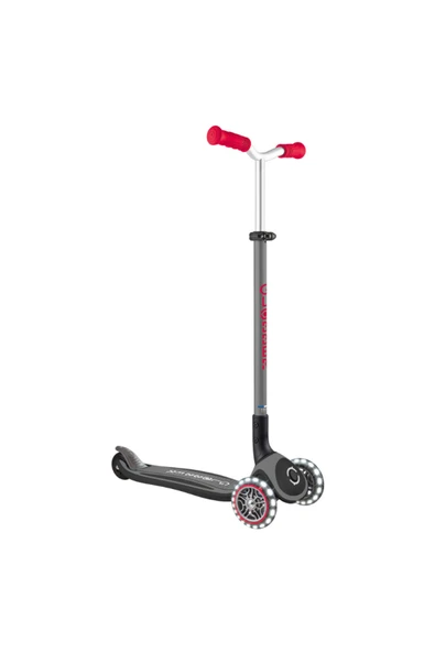 Globber Master Işıklı Katlanabilir Scooter - Kırmızı / Siyah ürün görseli 1