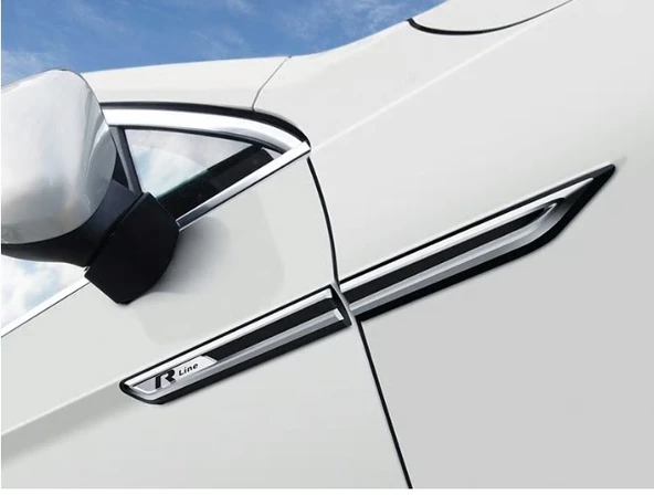 VW Passat B8.5 ABS Krom Çamurluk Çıtası 4 Prç. R Line 2019 2020 2021 2022 2023 ürün görseli 1