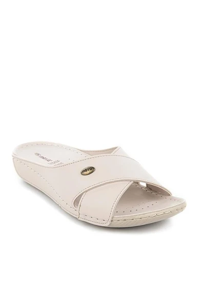 Muya Misty 31122-551 Anatomik Taban Kadın Terlik Full Krem 36-40 ürün görseli 1