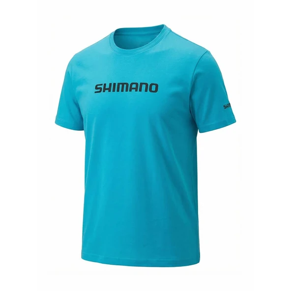 Shimano Mavi Levrek T-Shirt  X Large - Resim 3