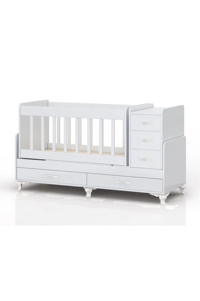 Kaktüs Avm Mdf Korkuluklu, Anne Yanı, Çekmeceli, Büyüyen, Karyola Olabilen, Sallanır Beşik 60 X 120 ürün görseli 1