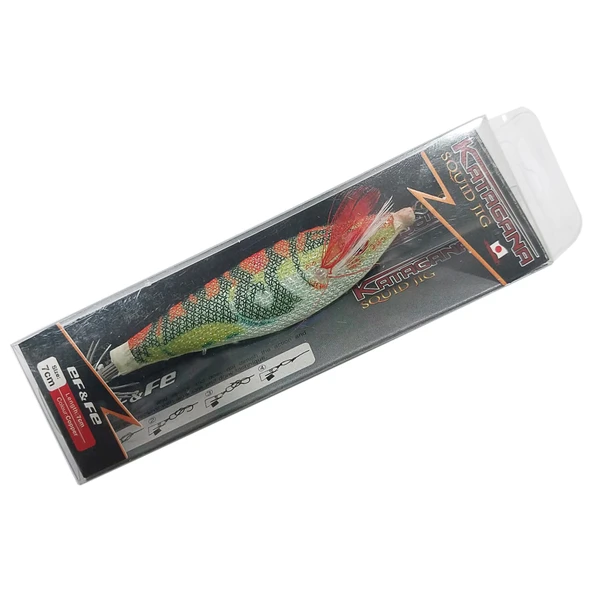 Effe Katagana Squid Jig 7cm 10gr Kurşunsuz Kalamar Zokası  HG3020 ürün görseli 1