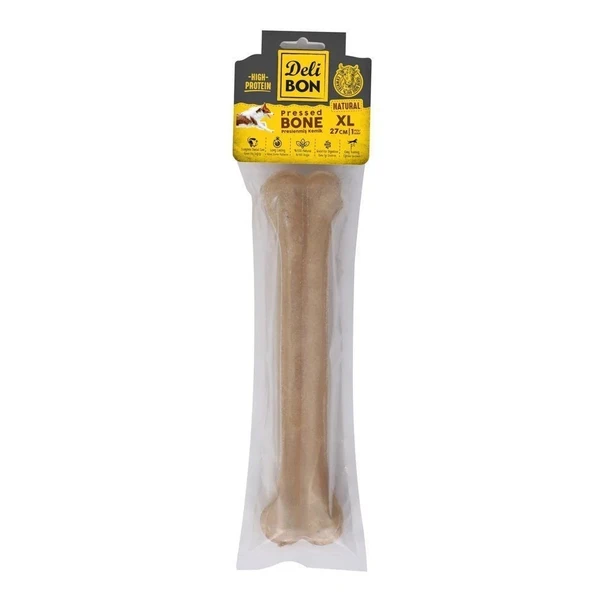 Delibon Deri Pres Kemik Çok Büyük Boy (XL) 27 Cm Naturel Tekli Paket ürün görseli 1