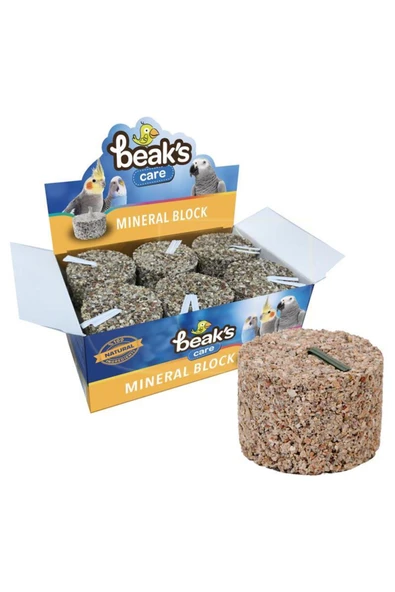 Beaks Papağan Ve Paraket Mineral Bloğu Küçük Boy 4,5x2,5 cm 1 Adet ürün görseli 1
