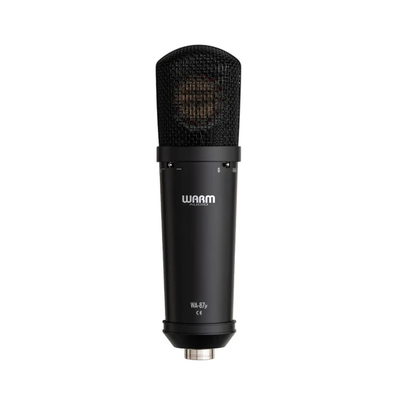 Warm Audio WA-87jr - Siyah Geniş diyafram Transformatörsüz FET kondenser mikrofon ürün görseli 1