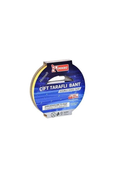 Mikro 12Mm*25Mt Çift Taraflı Bant Bnt-100 ürün görseli 1