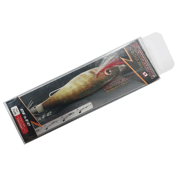 Effe Katagana Squid Jig 7cm 10gr Kurşunsuz Kalamar Zokası  HG3021 ürün görseli 1