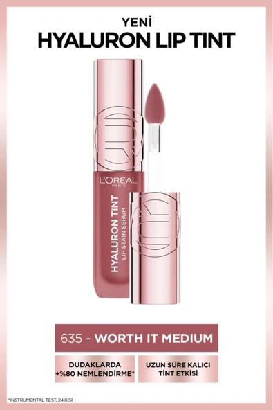 Hyaluron Lip Tint Dudak Parlatıcı - 635 Worth It Medium ürün görseli 1