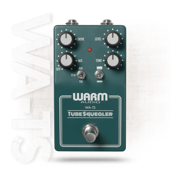Warm Audio Tube Squealer Üç Modlu, Soft-Clipping’li, Lamba Amfi Sürücü Overdrive Pedalı ürün görseli 1