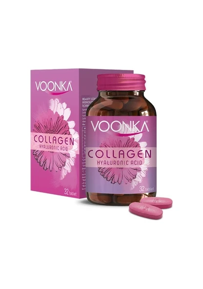 Voonka Collagen Hyaluronic Acid 32 Tablet ürün görseli 1