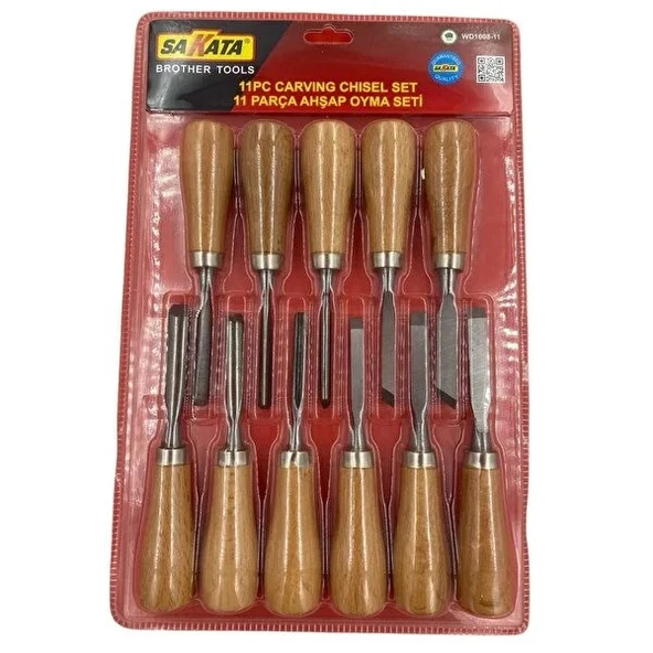 Sakata Ahşap Oyma Seti 11 Parça WD1008-11 ürün görseli 1