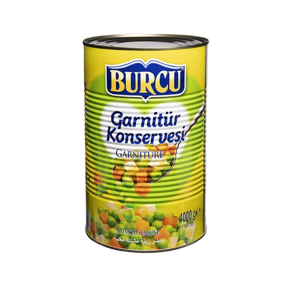 Burcu Garnitür Konservesi 4000 gr x 2 Adet - Resim 2