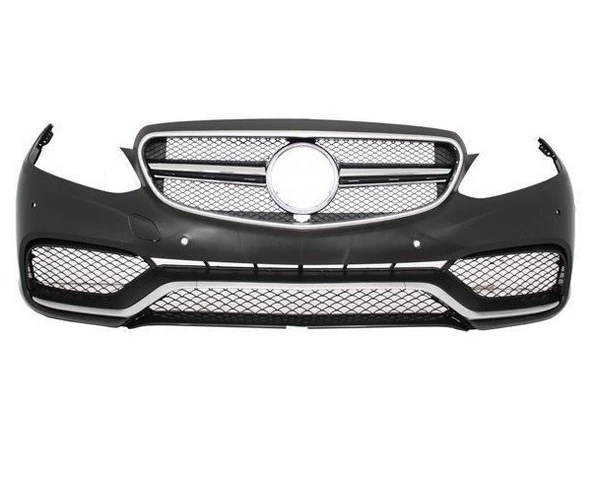 MERCEDES E SERİSİ W212 UYUMLU MAKYAJLI E63 AMG ÖN TAMPON + PANJUR 2013-2016 ürün görseli 1