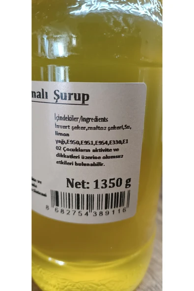 Bahar Limon Aromalı Şurup - Resim 4