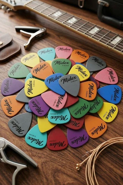 Midex PN-48 Kaliteli 48'li Gitar Penası Seti (Tüm Ebatlar) ürün görseli 1
