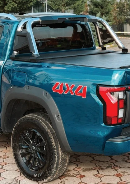 Foton Tunland V9 Model Uyumlu Roll Bar Krom AQM4WD PRB01 ürün görseli 1