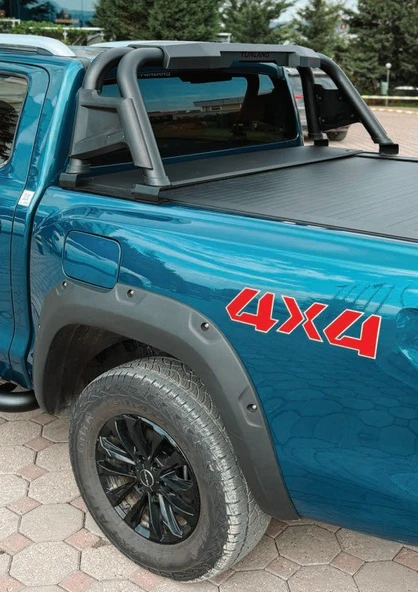Foton Tunland V9 Model Uyumlu Roll Bar Siyah AQM4WD PRB02 ürün görseli 1