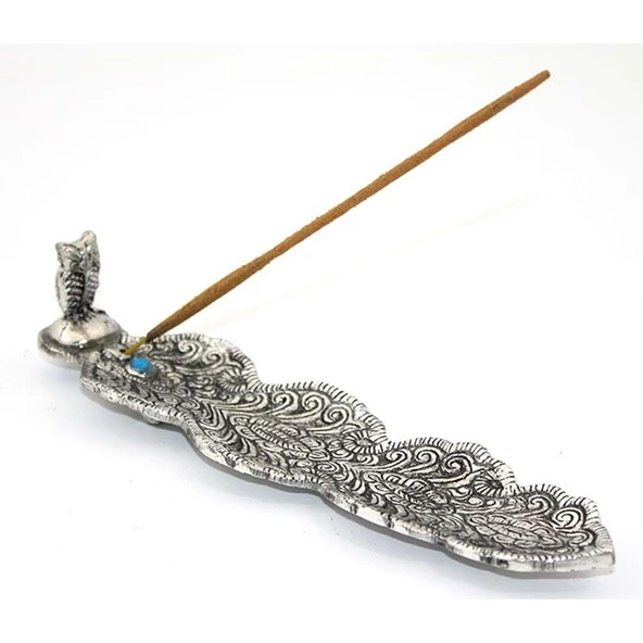 Metal Kayık Baykuş Tasarımı Tütsülük ürün görseli 1
