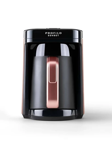 Türk Kahve Makinesi TKP1003 Rose Gold Siyah ürün görseli 1