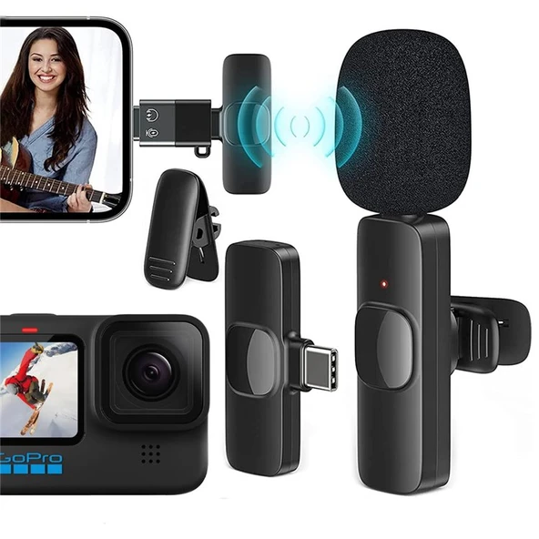 Magicvoice K8 Bluetooth Yaka Mikrofon 24484 ürün görseli 1