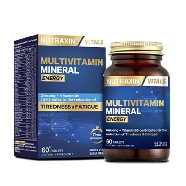 Nutraxin Multivitamin Mineral 60 Tablet ürün görseli 1