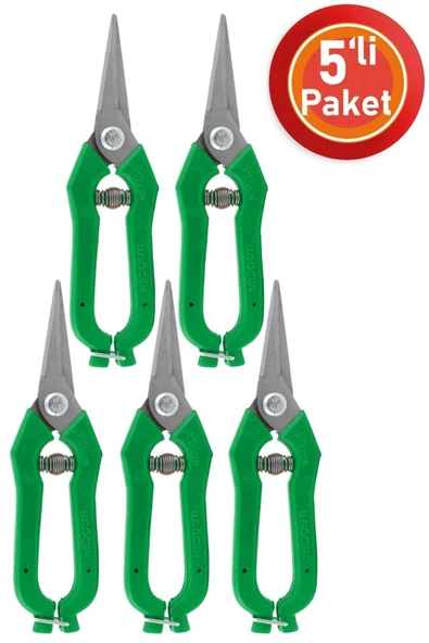 Göcen (5 Adet ) Narenciye Üzüm Bağ Budama Makası 19 Cm (yeni) ürün görseli 1